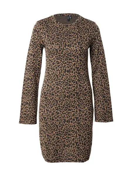 VERO MODA Šaty 'VMNELLA'  čokoládová / čierna