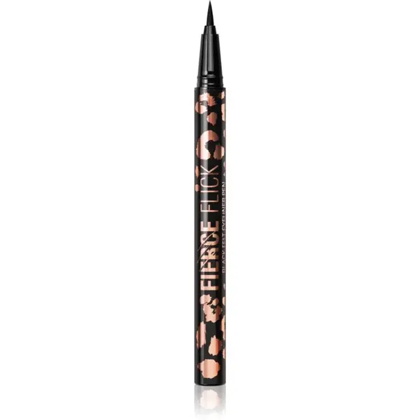 Revolution Fierce Flick Precízna vodeodolná linka odtieň Black 0.6 ml