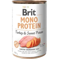 Brit konzerva Mono Protein Turkey & Sweet Potato 400 g | Konzerva pre psov