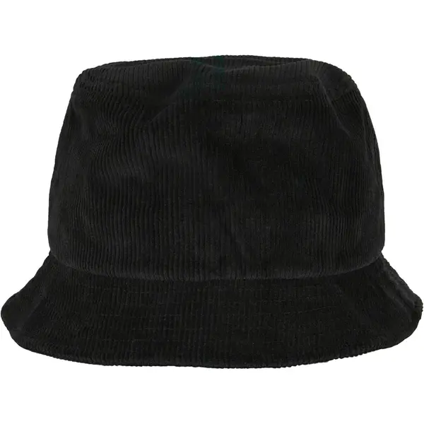 Manšestrový bucket Hat černý