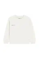 Mikina Pangaia KIDS' 365 MIDWEIGHT SWEATSHIRT bílá barva, 10000279