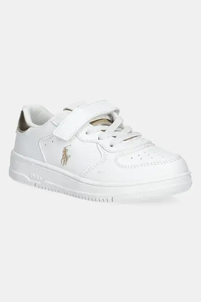 Dětské sneakers boty Polo Ralph Lauren MASTERS COURT PS bílá barva, RL01196100