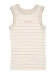 Abercrombie & Fitch Top 'ESSENTIAL'  sivobéžová / tmavosivá