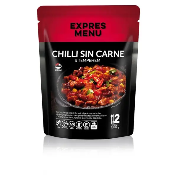 EXPRES MENU Chilli sin carne s tempehem 2 porce