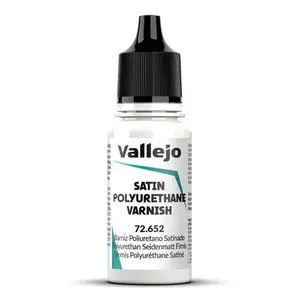 Polyurethanový modelářský lak Vallejo 18ml saténový