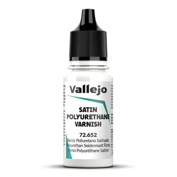 Polyurethanový modelářský lak Vallejo 18ml saténový