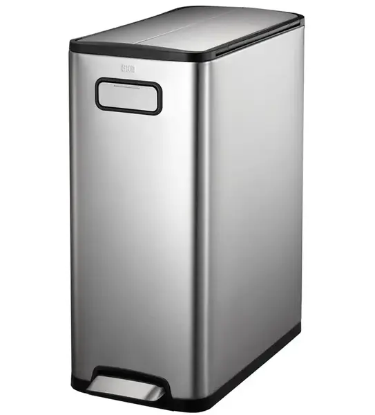 Odpadkový kôš Eko Ecofly 20+20l inox mat 937740
