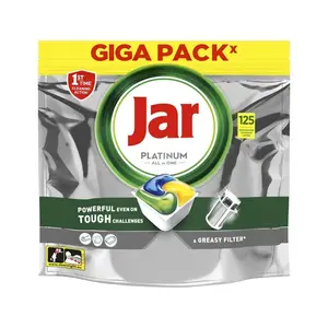 Jar Platinum Lemon kapsle do myčky 125 ks