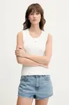 Tommy Jeans top dámský bavlněný s elastanem