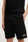EA7 Emporio Armani teplákové šortky pánské bavlněné