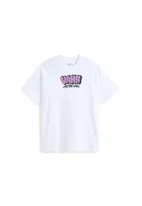 VANS Tričko 'Graff'  orchideová / čierna / biela