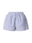 Calvin Klein Underwear Pyžamové nohavice  modrofialová / biela