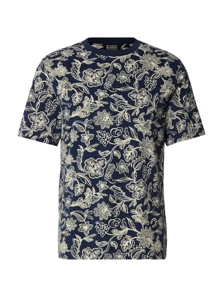 SCOTCH & SODA Tričko  námornícka modrá / biela
