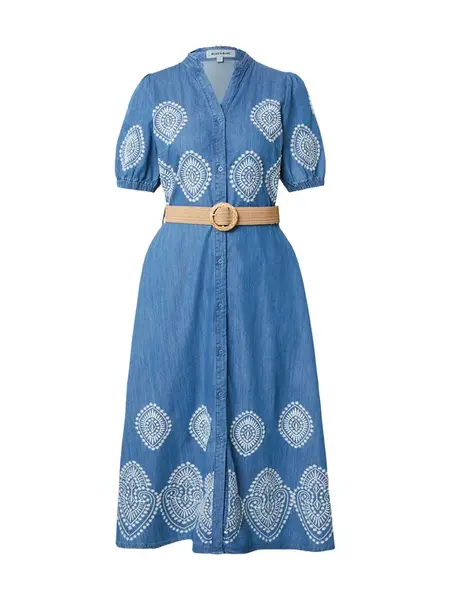 MORE & MORE Šaty  modrá denim / biela