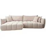 Lomoco ROHOVÁ SEDAČKA, textil, béžová