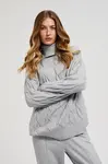 Marisse Women's Sweater Z-Sw-4564 Grey Mel