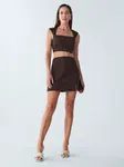 BWLDR Sukňa 'AQUA'  hnedá