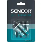 Sencor SBA LR03 4+2BP AAA ALK Alkalické batérie, modrá, veľkosť