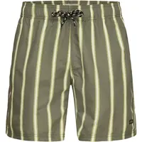 BLEND BHRICK VERTICAL STRP SWIM Pánske plavecké šortky, khaki, veľkosť