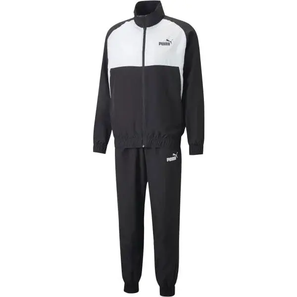Puma WOVEN TRACK SUIT Pánska tepláková súprava, čierna, veľkosť