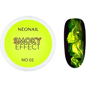NEONAIL Effect Smoky barevný pudr na nehty odstín No. 02 Yellow 2 g