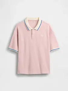 GAP Kids oversize polo triko s logem