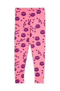 Dětské bavlněné legíny Mini Rodini Squiggly cats