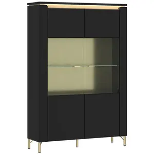 Vitrína Norica LAZV02 U114 2D černá