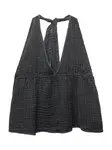 Pull&Bear Top  tmavosivá