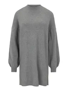 Vero Moda Petite Pletené šaty 'VMNANCY'  sivá melírovaná