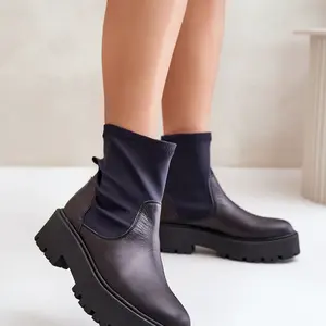 Zazoo 2947 Dámske Topánky Z Prírodnej Kože Čierne