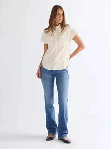 Dámské džíny WRANGLER BOOTCUT RAVEN 112378531 Velikost: 34/34