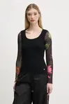 Tričko s dlouhým rukávem Desigual FLINT