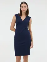 Tmavomodré puzdrové šaty ORSAY