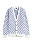 Tommy Jeans Kardigán  enciánová / biela