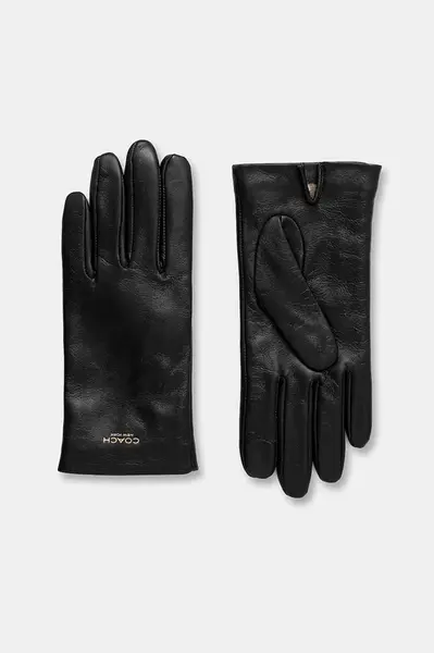 Kožené rukavice Coach