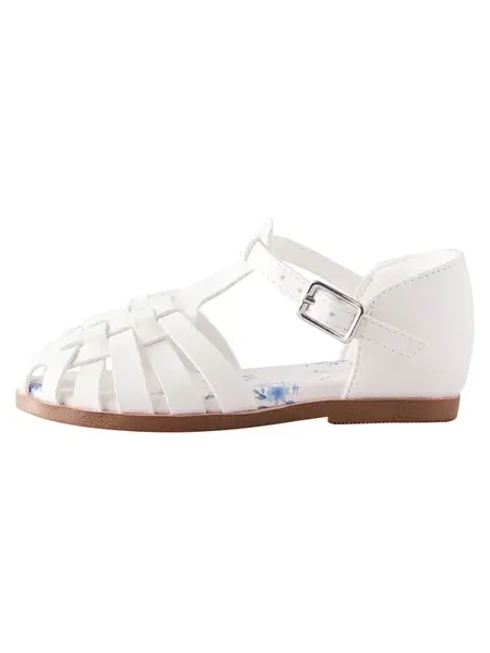 Next Sandále  azúrová / biela