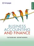 Business Accounting & Finance - Catherine  Gowthorpe