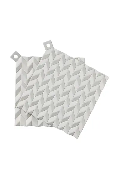 Silikonová podložka Rig-Tig Hold-On 2-pack šedá barva