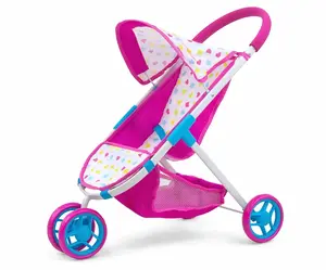 Milly Mally Kočárek pro panenky Susie – sportovní kočárek pro panenku, růžový