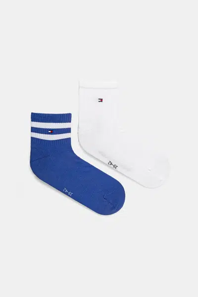 Ponožky Tommy Hilfiger 2-pack pánské, modrá barva, 701232937