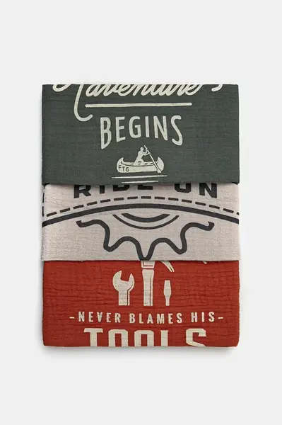 Sada utěrek Gentlemen's Hardware Utility Cloth Set 3-pack více barev