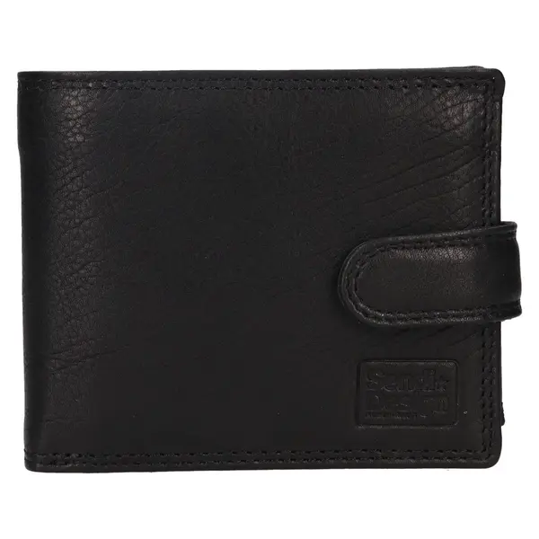 Pánská kožená peněženka SendiDesign Chlore - černá