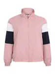 Urban Classics Prechodná bunda  ružová / čierna / biela