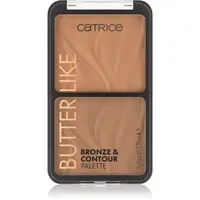 Catrice Butter Like Bronze & Contour konturovací paletka s bronzerem odstín 010 Born To Shape 9 g