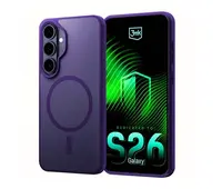 3mk ochranné pouzdro Smoke MagCase pro Samsung Galaxy S26+, fialová
