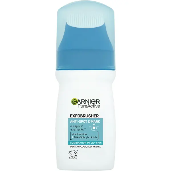 Garnier PureActive čistiaci gél s kefkou ExfoBrusher 150 ml
