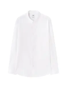 Biela pánska slim fit košeľa