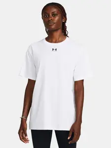 Biele dámske tričko Under Armour Campus Oversize SS