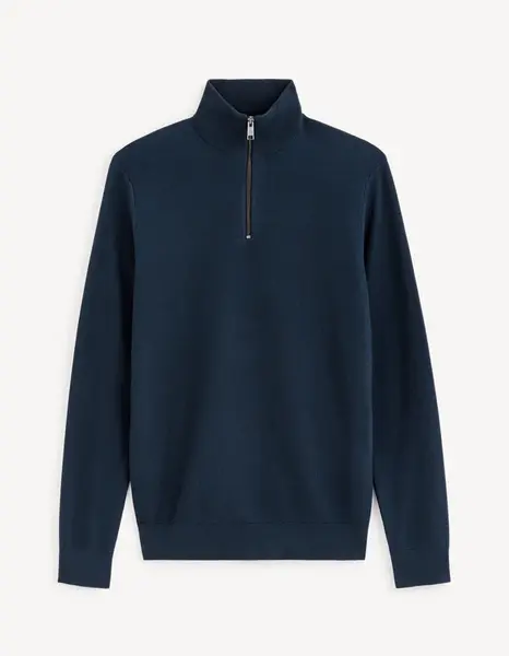 Celio Svetr Celim s límcem na zip - Pánské